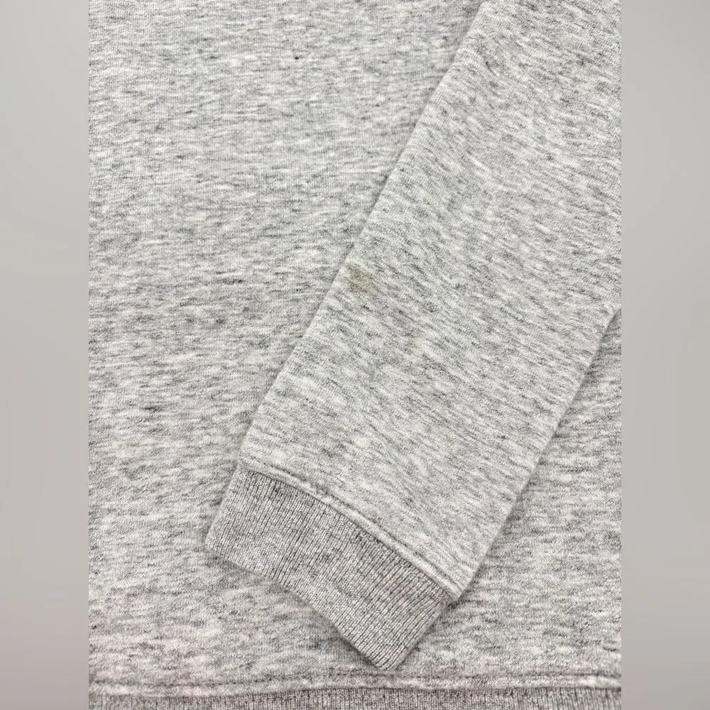 J. Crew | Gray Kids Sweatshirt with Blue Heart Pocket | medium